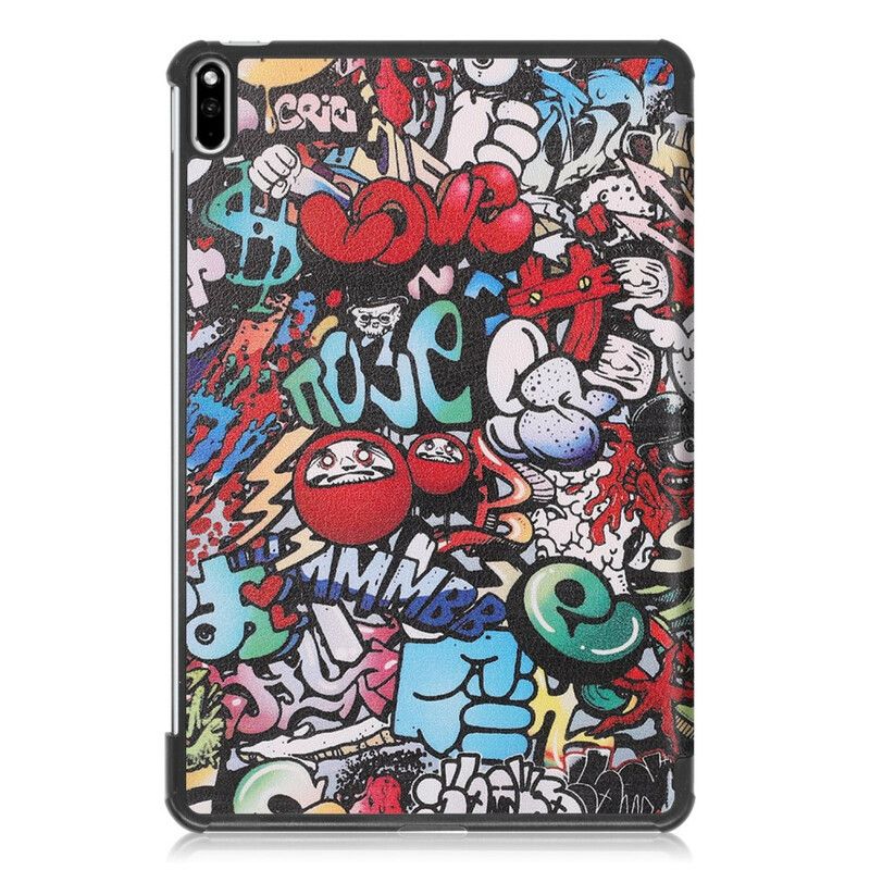 Cover Huawei MatePad Pro Sjov Graffiti