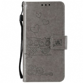 Flip Cover Samsung Galaxy A41 Med Snor Elsker Strappy Ugler