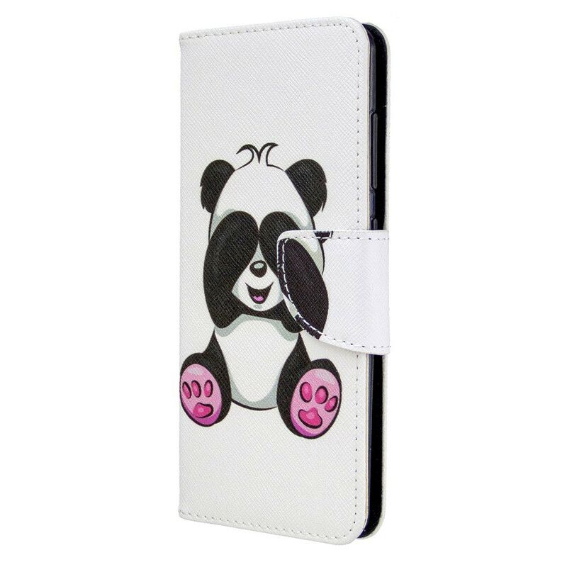 Flip Cover Samsung Galaxy A41 Panda Sjov