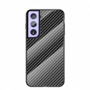 Cover Samsung Galaxy S21 5G Kulfiber Hærdet Glas