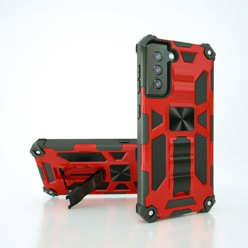 Cover Samsung Galaxy S21 5G Tofarvet Aftagelig Støtte