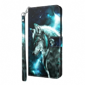 Flip Cover Samsung Galaxy S21 5G Majestætisk Ulv