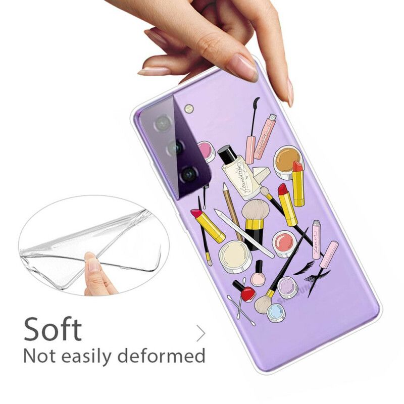 Mobilcover Samsung Galaxy S21 5G Top Makeup