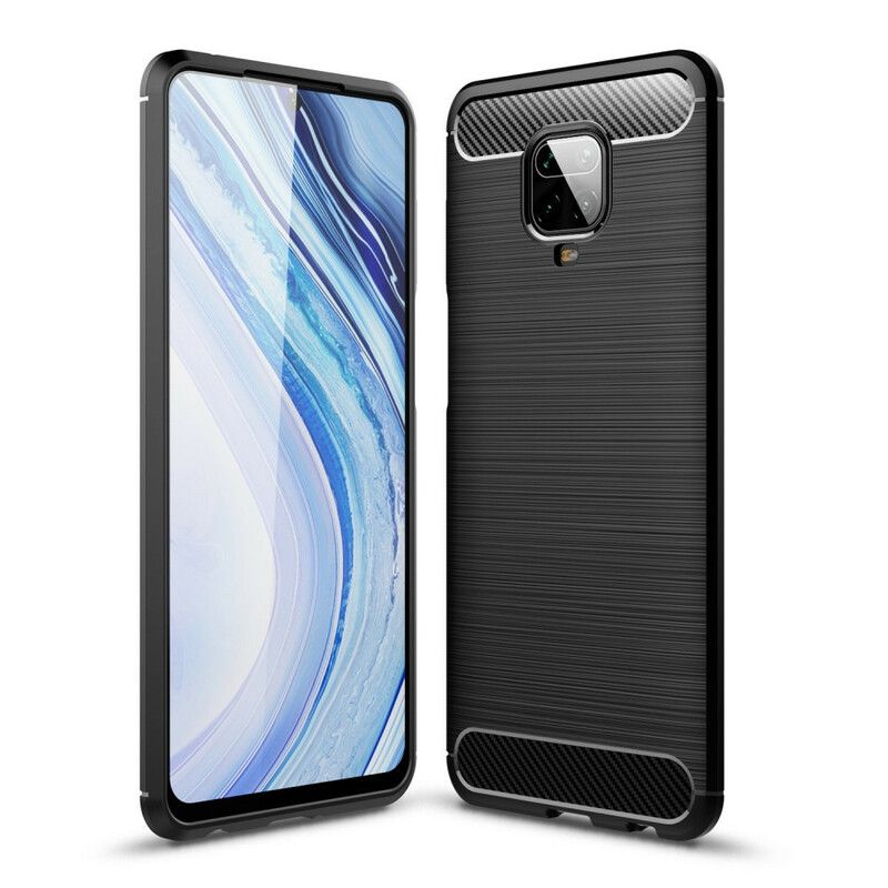 Cover Xiaomi Redmi Note 9S / Note 9 Pro Børstet Kulfiber