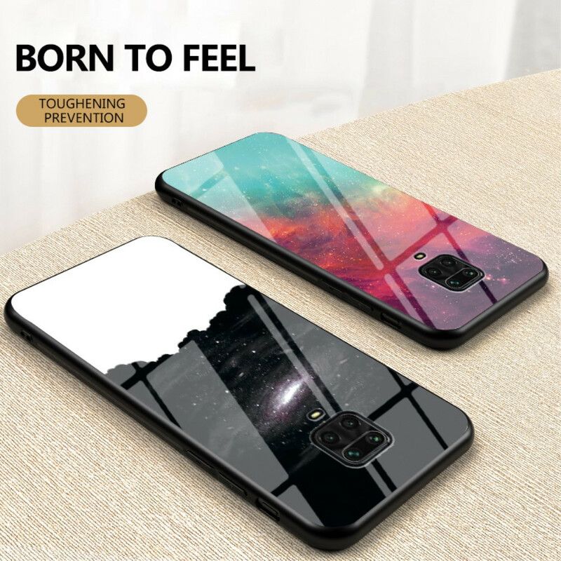 Cover Xiaomi Redmi Note 9S / Note 9 Pro Stjernehimmel Hærdet Glas
