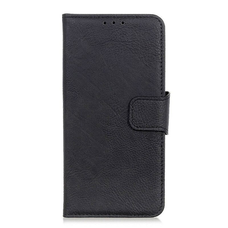 Læder Cover Xiaomi Redmi Note 9S / Note 9 Pro Litchi Ultra Imiteret Læder