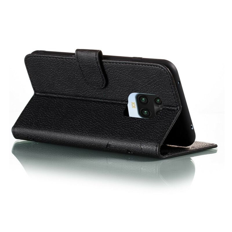 Læder Cover Xiaomi Redmi Note 9S / Note 9 Pro Plume Lev Din Drøm