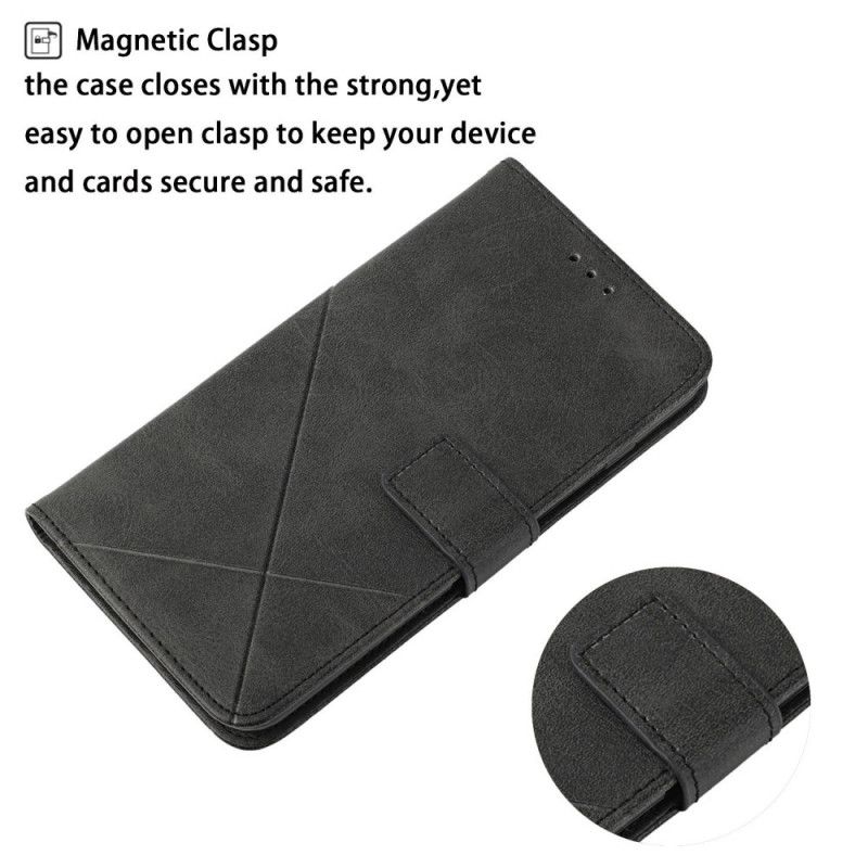 Flip Cover Poco M4 Pro 5G Geo X Design Læderstil