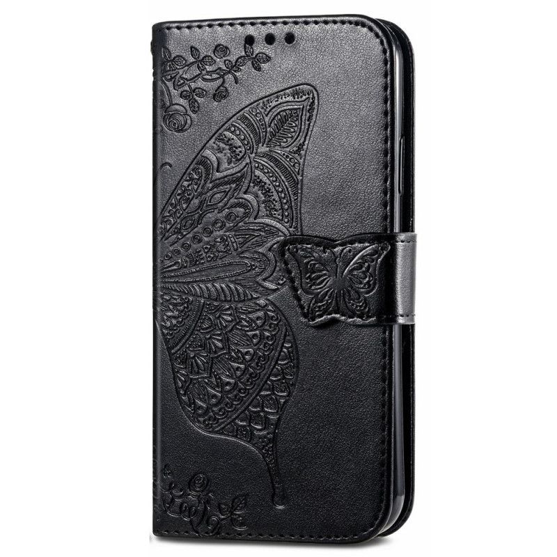 Flip Cover Poco M4 Pro 5G Halve Sommerfugle