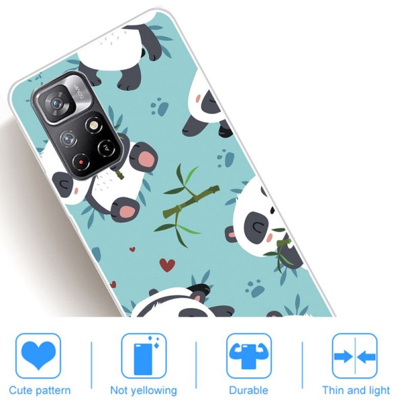Mobilcover Poco M4 Pro 5G Pandasbunke