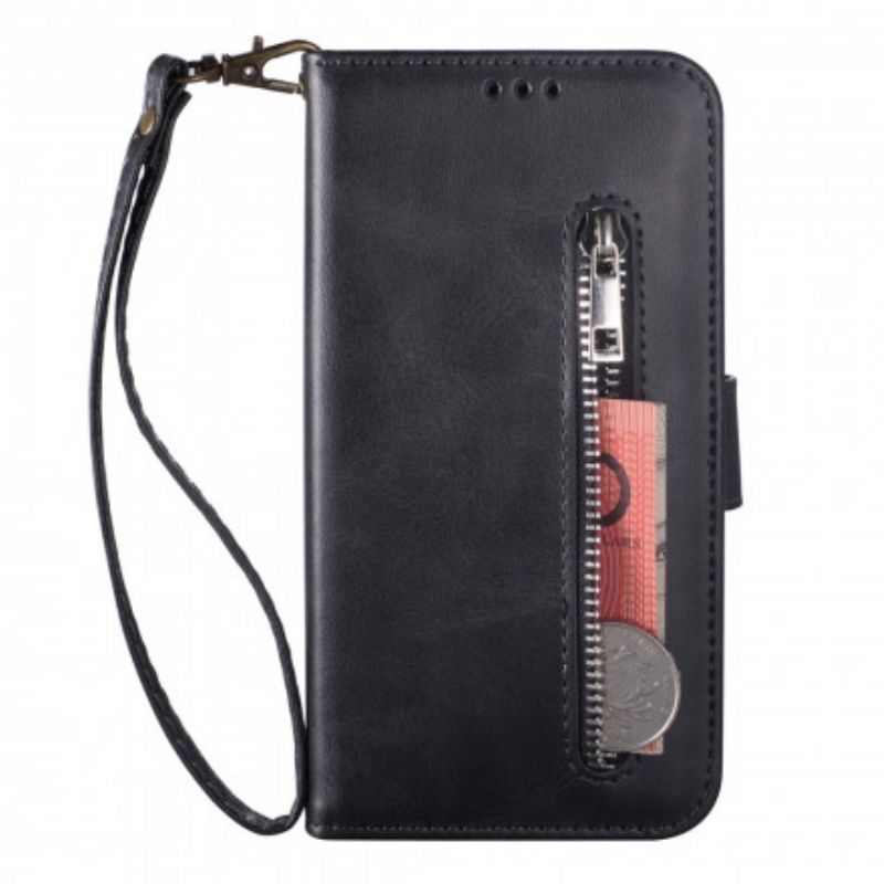 Flip Cover Samsung Galaxy A52 4G / A52 5G / A52s 5G Lædereffekt Møntpung