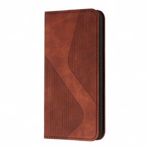 Cover Xiaomi Redmi 10 Flip Cover S-design Læderstil