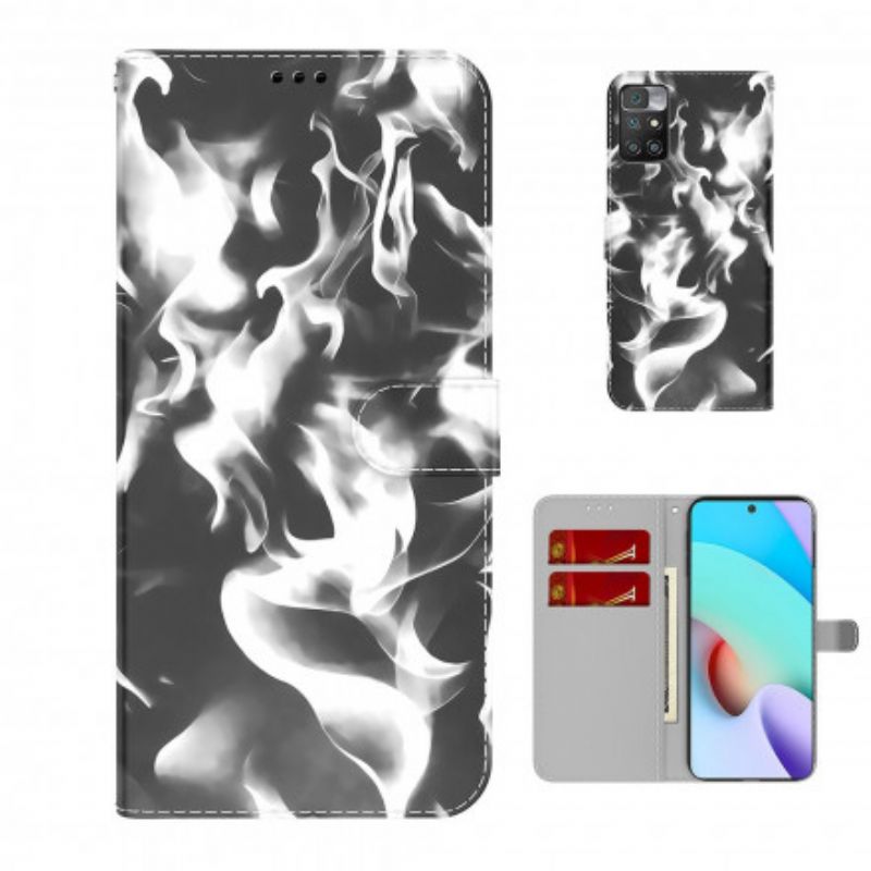 Flip Cover Xiaomi Redmi 10 Abstrakt Mønster