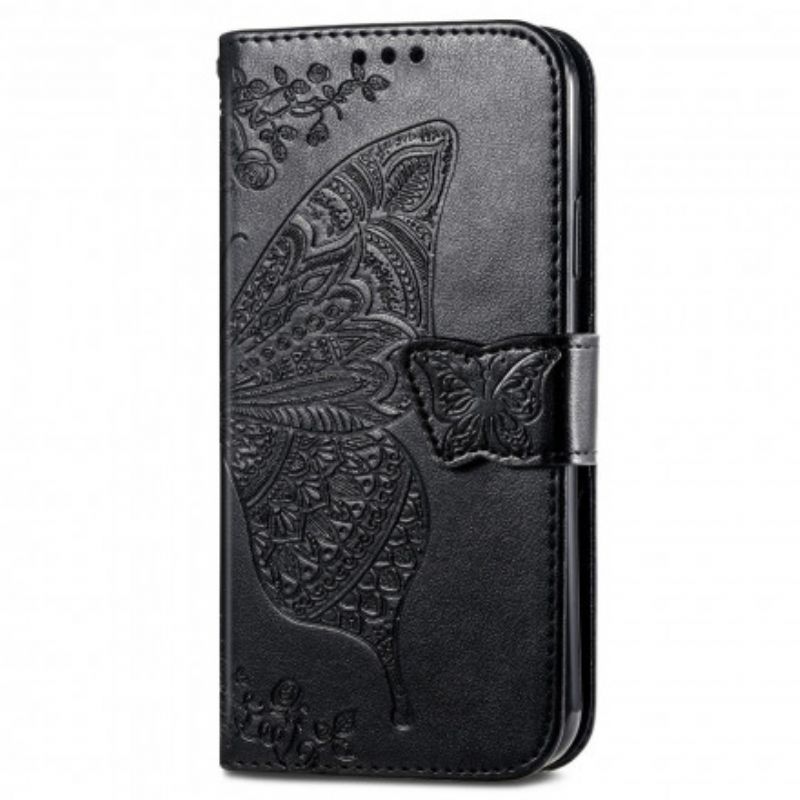 Flip Cover Xiaomi Redmi 10 Halve Sommerfugle