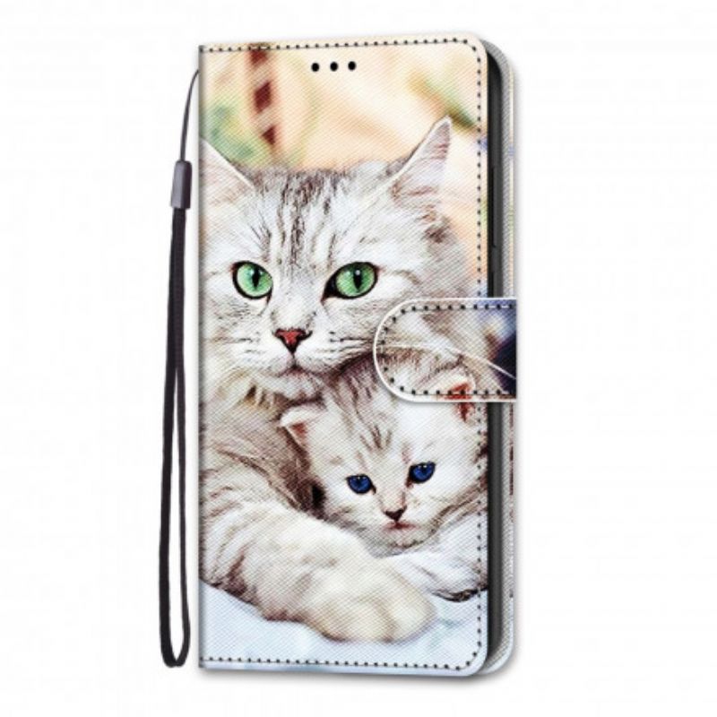 Flip Cover Xiaomi Redmi 10 Kattefamilie