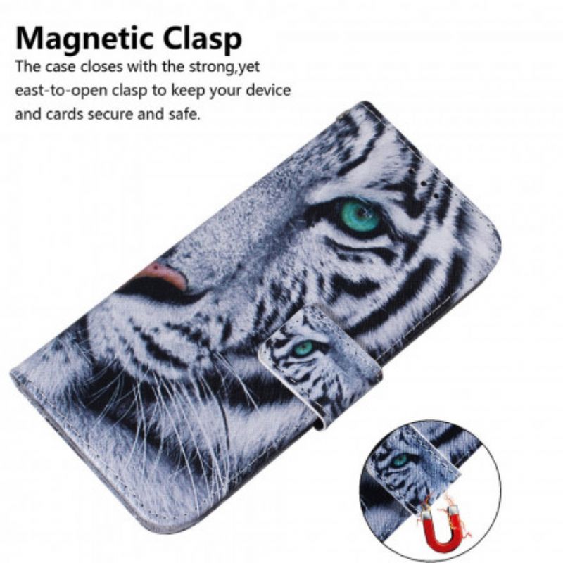 Flip Cover Xiaomi Redmi 10 Tigeransigt