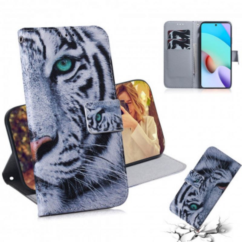 Flip Cover Xiaomi Redmi 10 Tigeransigt