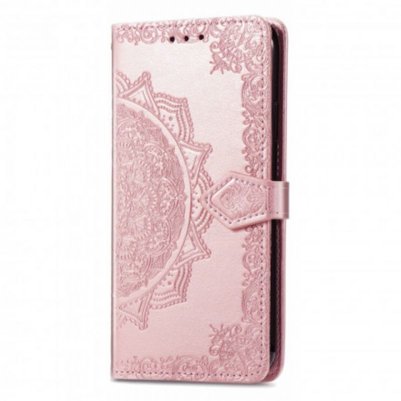 Læder Cover Xiaomi Redmi 10 Middelaldermandala