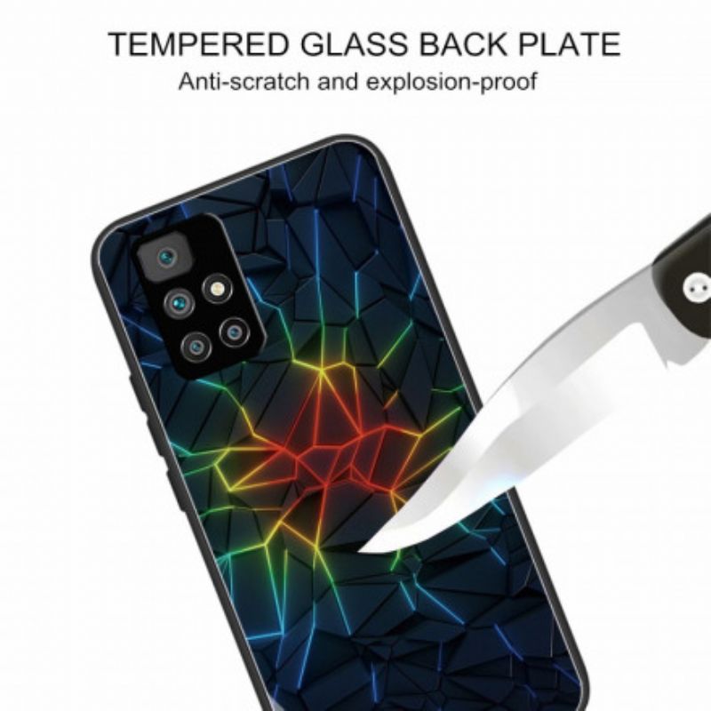 Mobilcover Xiaomi Redmi 10 Hærdet Glasgeometri