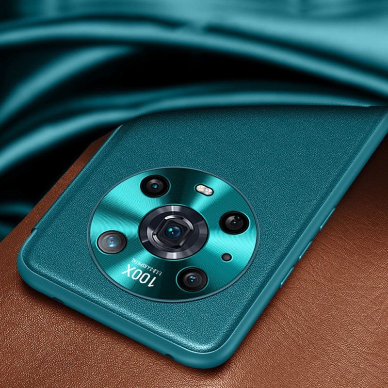 Cover Honor Magic 4 Pro Imiteret Læder