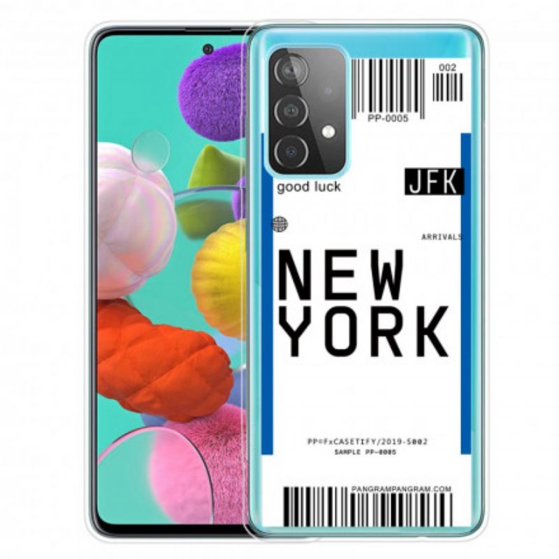 Cover Samsung Galaxy A32 4G Boardingkort Til New York