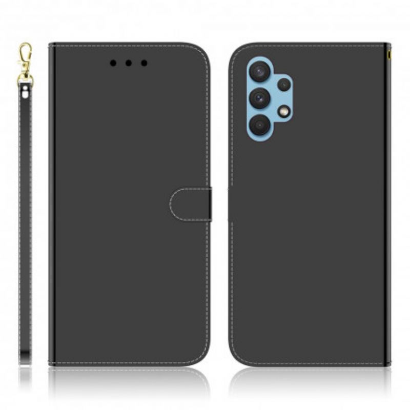 Flip Cover Samsung Galaxy A32 4G Faux Læder Spejlcover