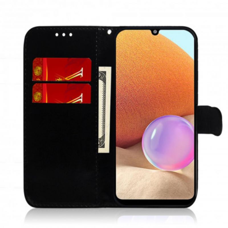 Flip Cover Samsung Galaxy A32 4G Faux Læder Spejlcover