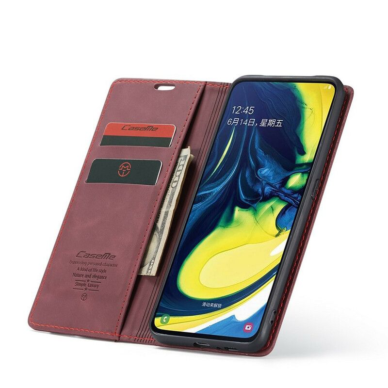 Cover Samsung Galaxy A90 / A80 Flip Cover Caseme Kunstlæder