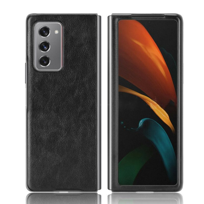Mobilcover Samsung Galaxy Z Fold 2 Faux Læder Litchi