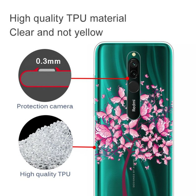 Cover Xiaomi Redmi 8 Pink Trætop