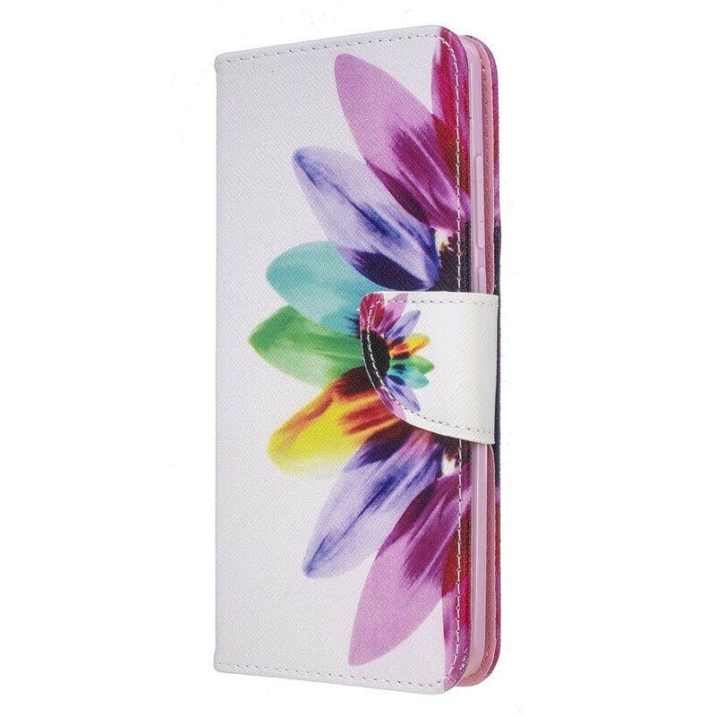 Flip Cover Xiaomi Redmi 8 Akvarelblomst