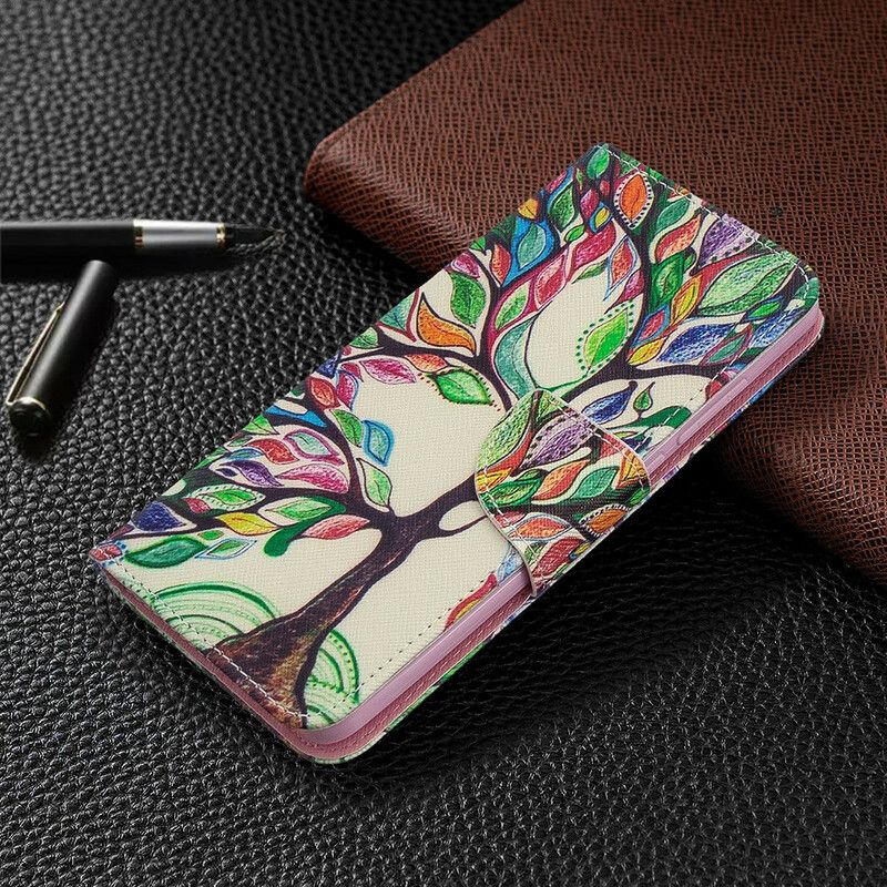 Flip Cover Xiaomi Redmi 8 Farvet Træ