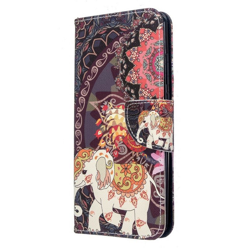 Flip Cover Xiaomi Redmi 8 Indiske Elefanter