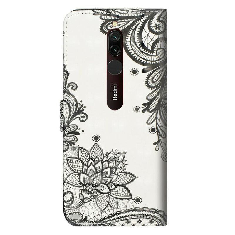 Læder Cover Xiaomi Redmi 8 Chic Blonde