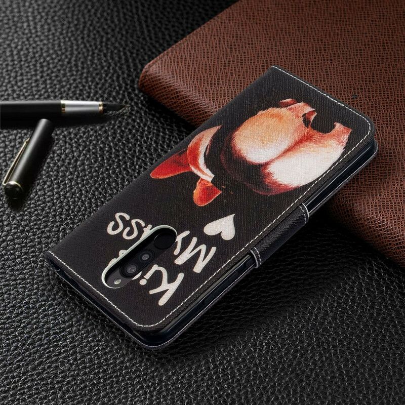 Læder Cover Xiaomi Redmi 8 Kys Min Røv