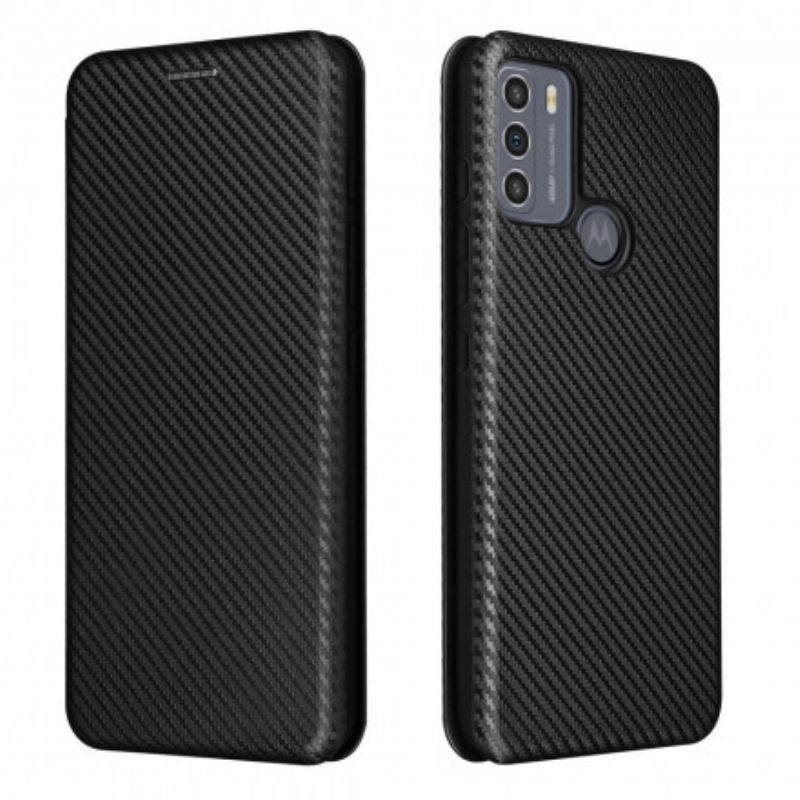 Cover Moto G50 Flip Cover Silicone Carbon