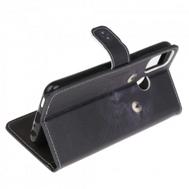 Flip Cover Moto G50 Med Snor Thong Black Cat Eyes