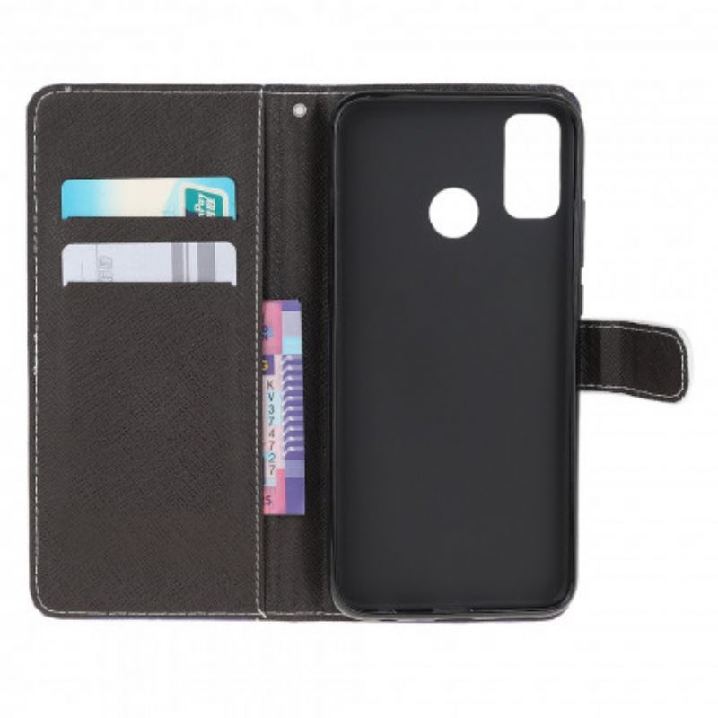 Flip Cover Moto G50 Med Snor Thong Black Cat Eyes