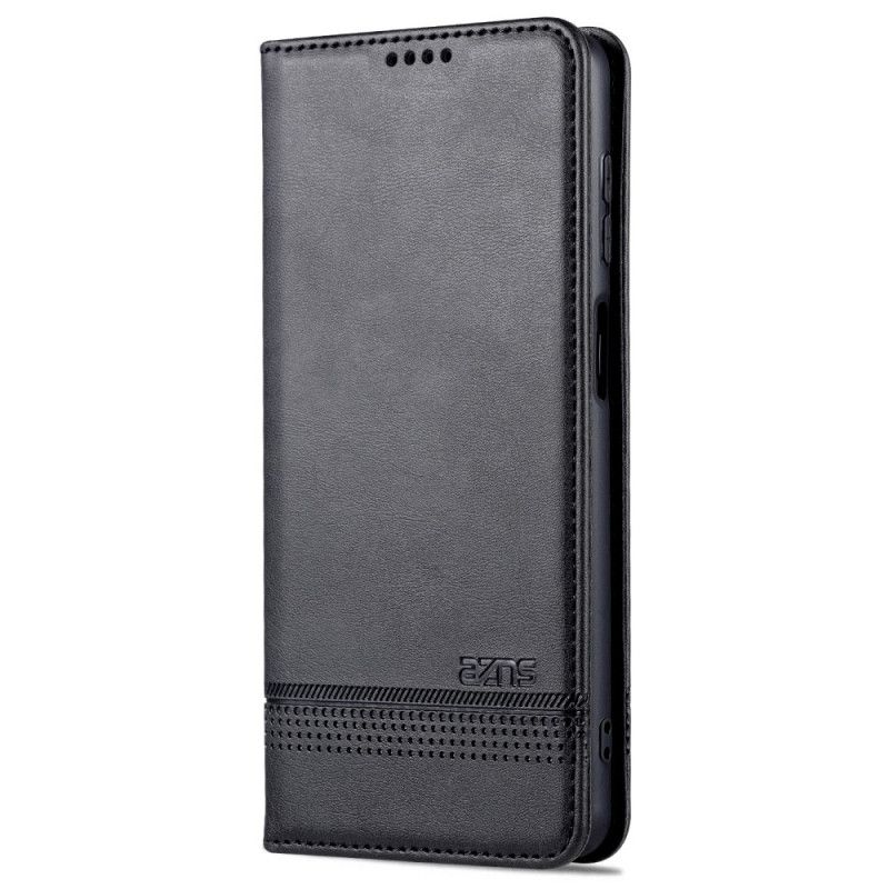 Cover Samsung Galaxy M52 5G Flip Cover Azns Lædereffekt