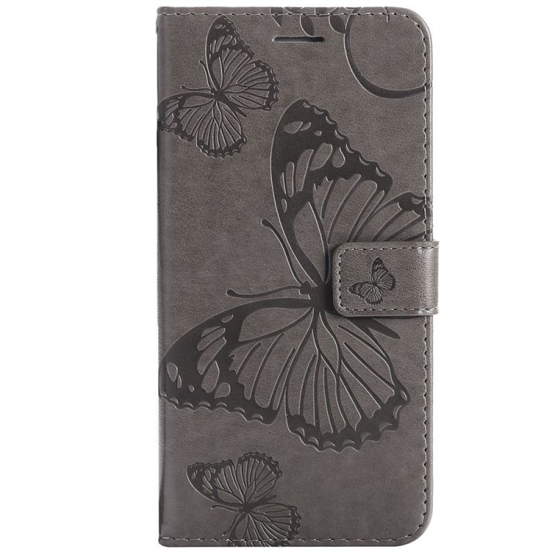 Flip Cover Samsung Galaxy M52 5G Sommerfuglelæder