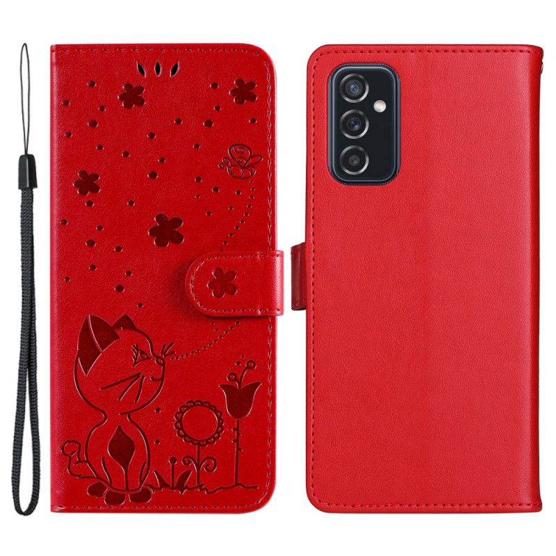 Flip Cover Samsung Galaxy M52 5G Stjernekat