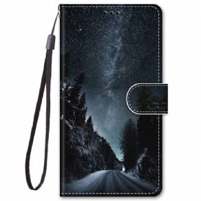 Læder Cover Samsung Galaxy M52 5G Bjergvej
