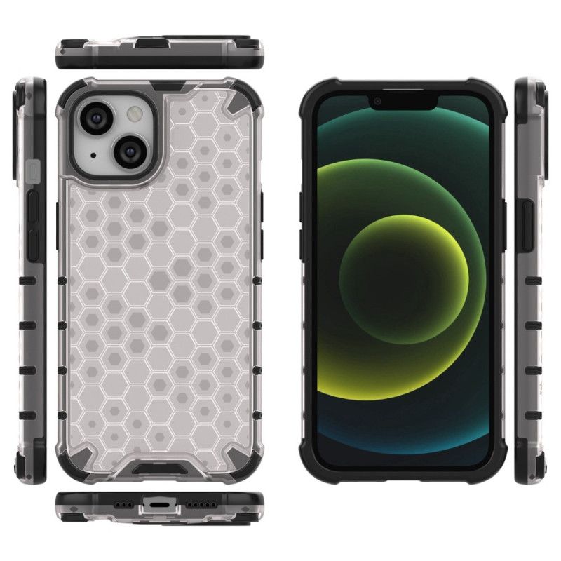 Cover iPhone 14 Med Snor Til Honeycomb Ledning