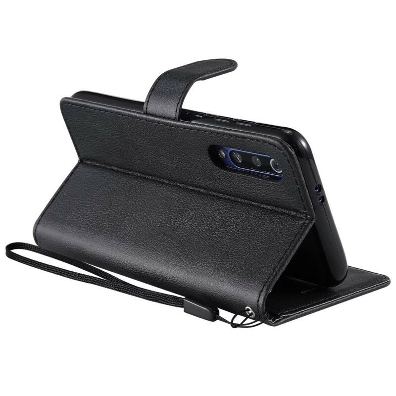 Flip Cover Xiaomi Mi 9 SE Med Snor Læderrem Stil