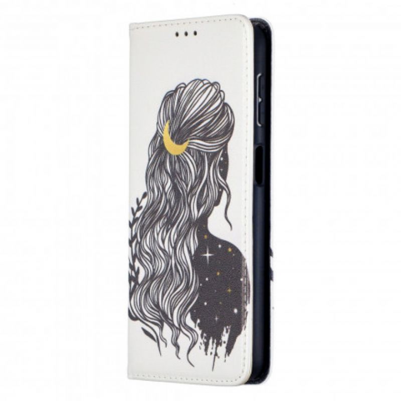 Cover Samsung Galaxy A32 5G Flip Cover Smukt Hår