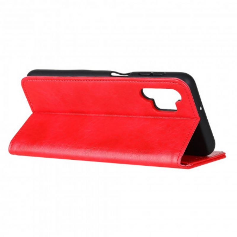 Cover Samsung Galaxy A32 5G Flip Cover Splitlædertekstur