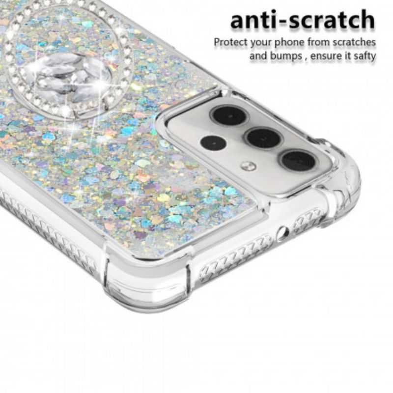 Cover Samsung Galaxy A32 5G Pailletter Med Ringstøtte