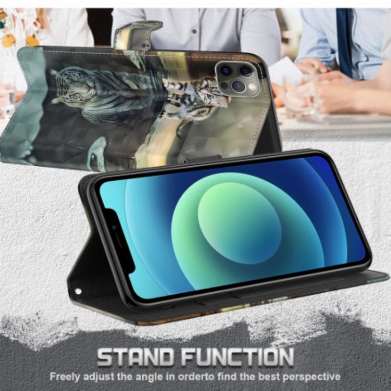 Flip Cover Samsung Galaxy A32 5G Lyspunkt Ernest The Tiger