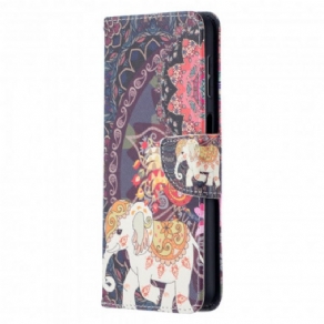 Læder Cover Samsung Galaxy A32 5G Indisk Elefant