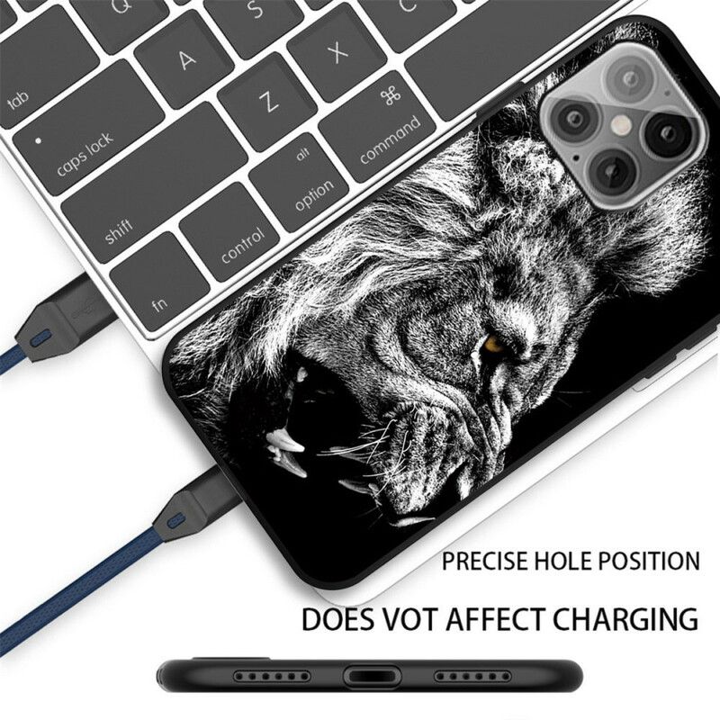 Cover iPhone 12 / 12 Pro Hærd Løve